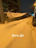 Олег Черненко: крышу строительного ограждения удалось «поправить» путем запроса